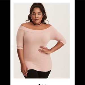 Torrid off the shoulder top